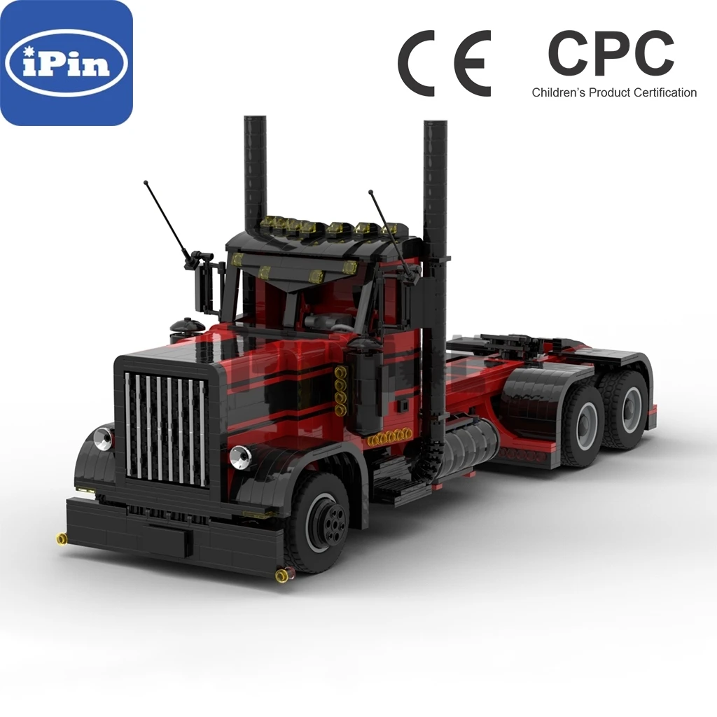 

Moc-32567 Peter Bildt 389 heavy truck can be assembled with 2307pcs Boy Gift splicing building block technology