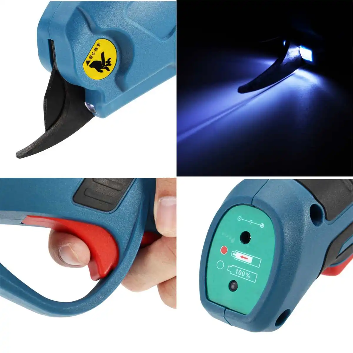 

Electric Pruner 4V Cordless Electric Pruning Shears Secateur Branch Cutter Fruit Pruning Garden Power Tool