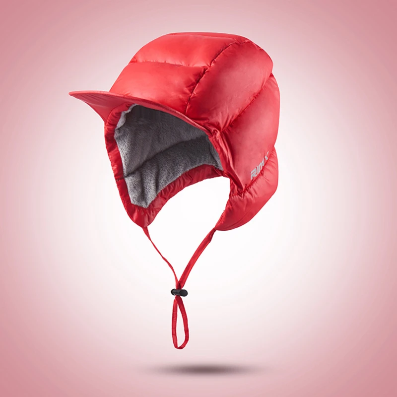 

Пуховая шапка с ушами, теплая спортивная шапка для улицы, зимние ветрозащитные удобные антифризованные шапки для катания на лыжах, альпиниз...