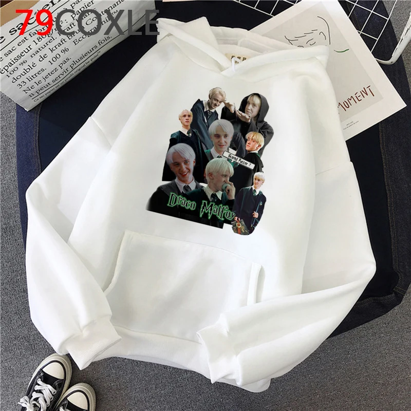 Толстовка Draco Malfoy женская с милым мультяшным рисунком смешной свитшот длинным