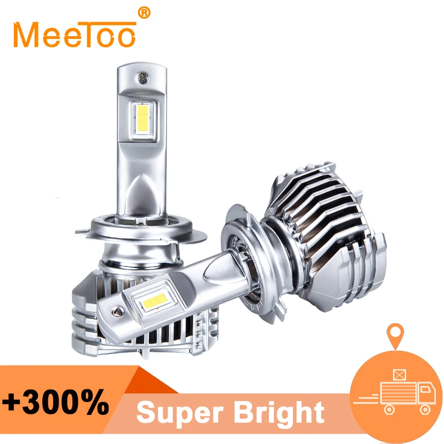 2 шт. 12 В передняя фара мотоцикла H4 Led H7 HS1 светодиодная автомобильная лампа для мотоцикла 6500 к 15000лм противотуманная фара для автомобильного мотора скутера
