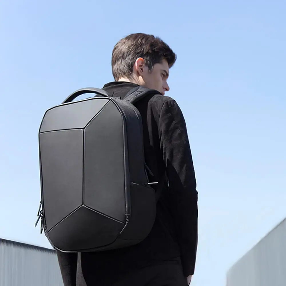 Xiaomi Geek рюкзак геометрический сплайсинг светоотражающий эргономичный дизайн мужская сумка для ноутбука модный бизнес рюкзак для путешествий
