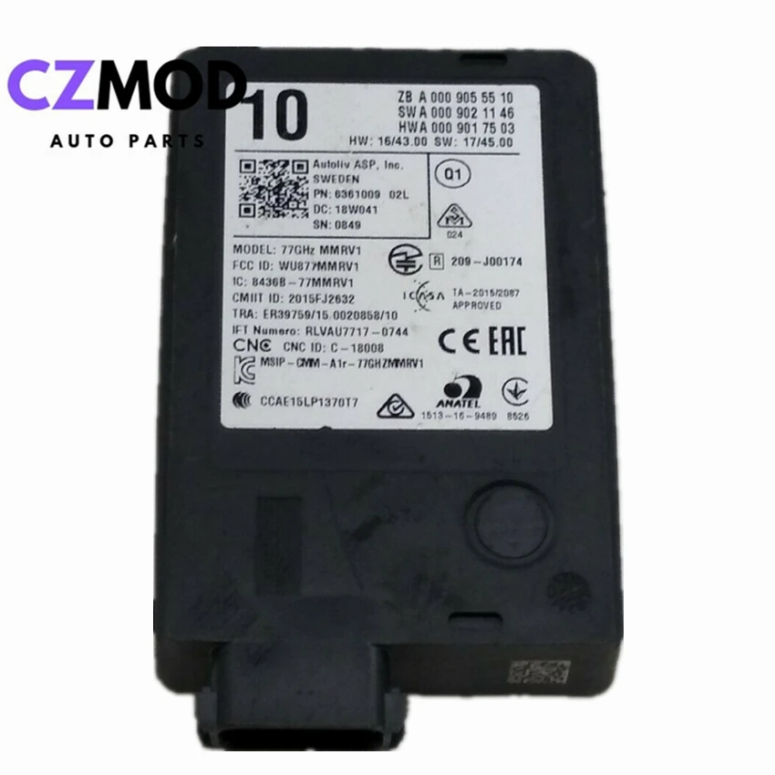 

Оригинальный бывший в употреблении датчик радара CZMOD A0009055510 для слепых зон, вспомогательный отвлекательный контроль A0009055510 для Mercedes-Benz B-Class ...