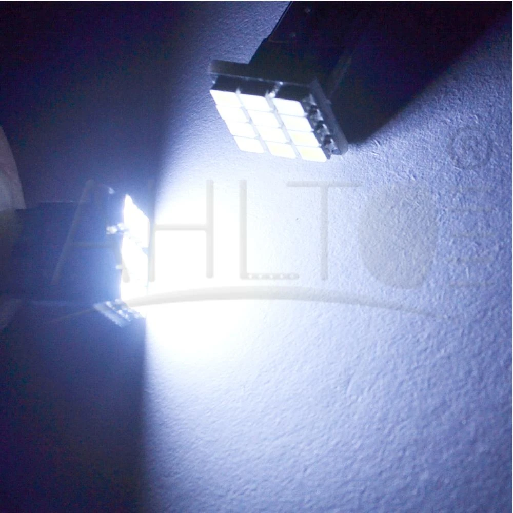 2 шт. Автомобильный светодиодный s T10 W5W Canbus Белый 1206 12SMD задний фонарь лампочки