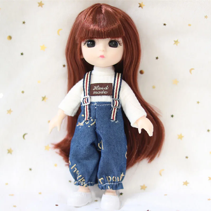 Whosale 6 Inch 1/8 BJD Doll with Retail Box 16 Cm Set ClothesChild Toys Costume Ob11 Mermaid Birthday Gift | Игрушки и хобби
