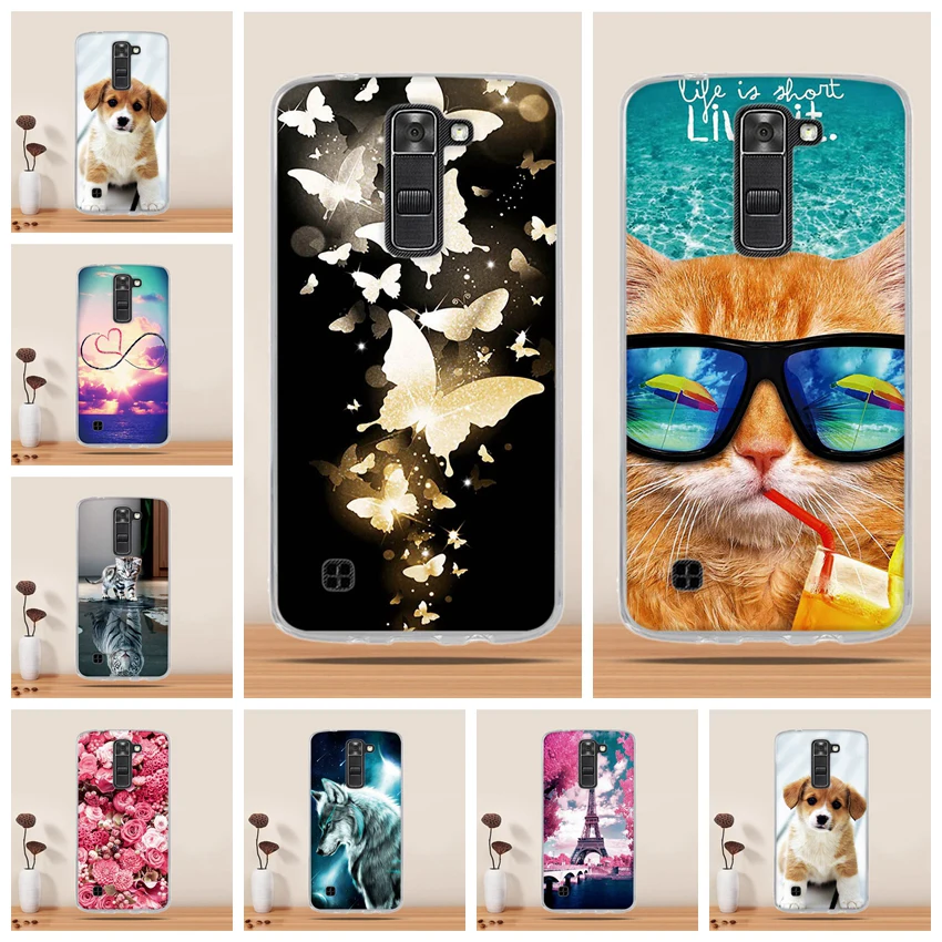 Чехол для LG K7 X210 X210DS Tribute 5 LS675, чехол с 3D рисунком, чехол для LG K7, мягкий силиконовый чехол для LG K7 K 7, чехол