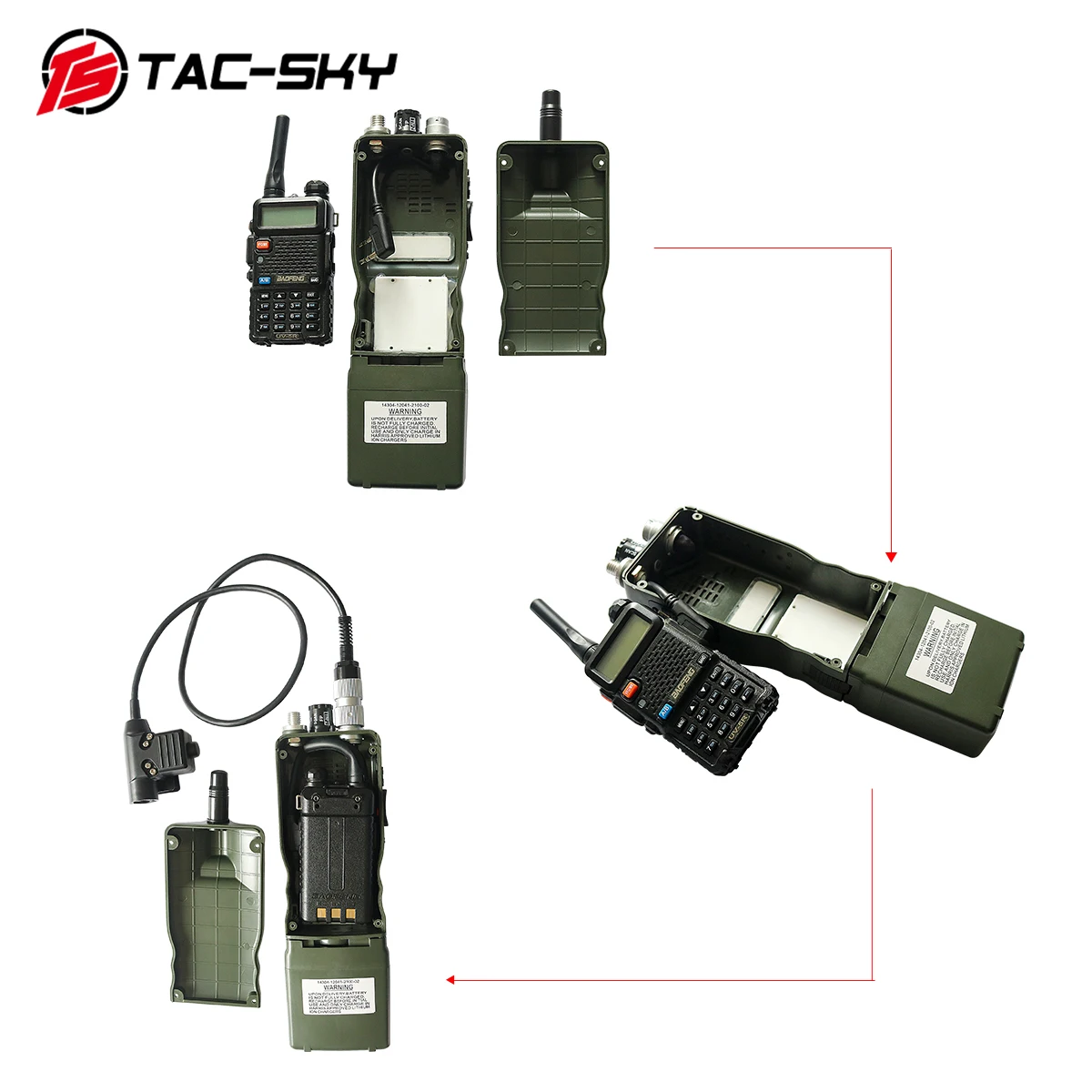 TAC-SKY AN/PRC 152 152A Военная рация модель Виртуальная вещательная коробка, Харрис Военная Виртуальная шасси PRC 152 152a