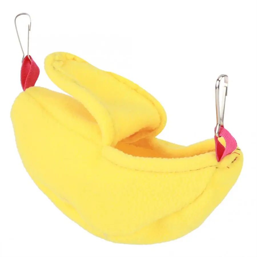 Домик хомяка клетка зима маленький питомец в форме банана переноска для висячий