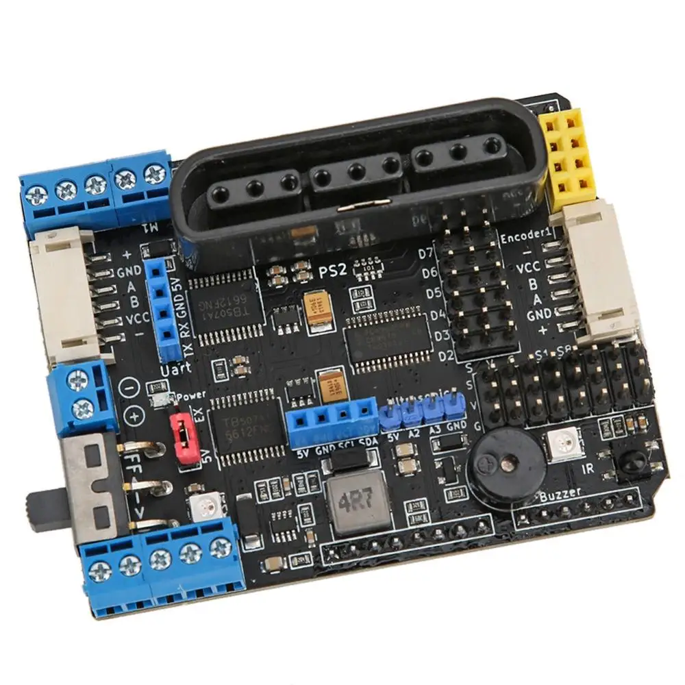 5V 4-полосная TB6612 модуль постоянного тока привода PS2 мотор контроллер доска подходит для Arduino Nano V3.0 мотор драйвер модуль