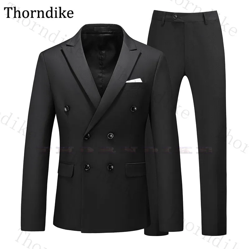 Повседневный блейзер для жениха Thorndike смокинг на заказ мужчин свадьбу однотонный