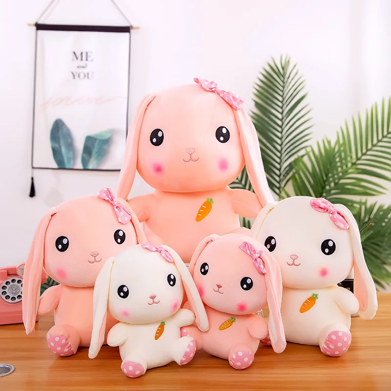 

Длинная плюшевая игрушка-кролик, подушка, кукла, игрушка, подарок на день рождения, игрушка, украшения для дома, 25-45 см