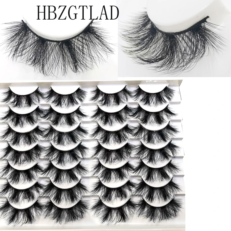 14 пар 3D норковые ресницы накладные пушистые толстые перекрестные драматические