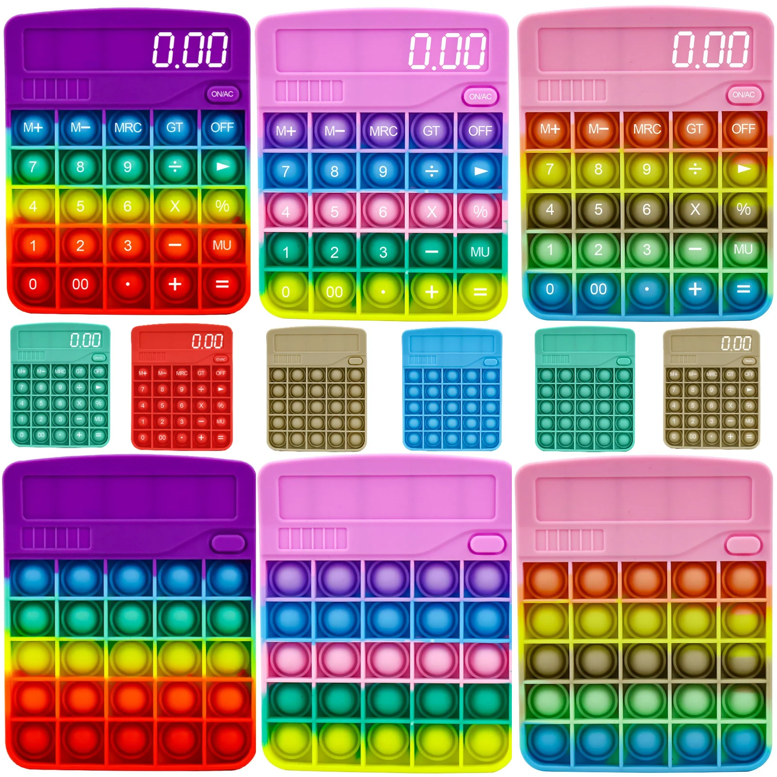 Игрушка-антистресс детская силиконовая с калькулятором | Игрушки и хобби