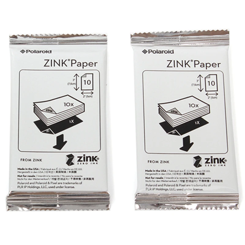 20 sheets 50 листов 2x3 дюйма Премиум ZINK пленка фотобумага для Snap Touch Z2300 SocialMatic Zip мобильный мгновенный принтер - Цвет: 20 sheets