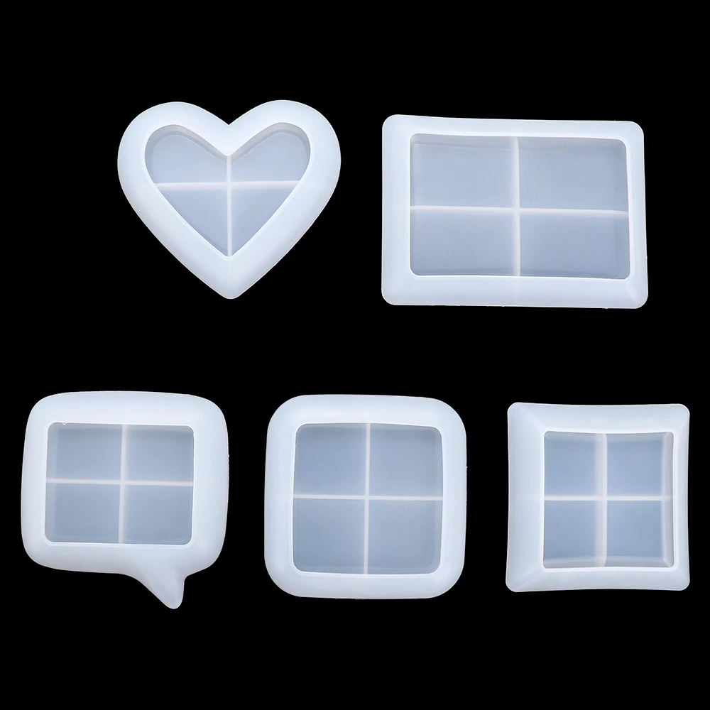Квадратная Прямоугольная форма DIY Кристалл эпоксидная силиконовая для подноса