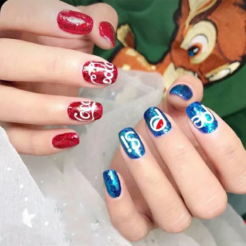 DIY Star bucks Nail Art Sticker Coffee Self-adhesive MCD Decals Tips Manicure Coke Decoration Stickers | Красота и здоровье