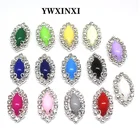 Мода 10 шт.Партия DIY карамельные цвета сшитые вручную ювелирные аксессуары пуговицы сплав бриллианты кристалл жемчуг свадебное платье дизайн партия