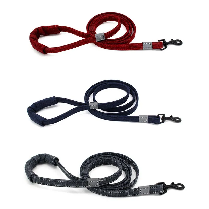 Двухслойный холщовый ошейник для собак регулируемая полуметаллическая Пряжка