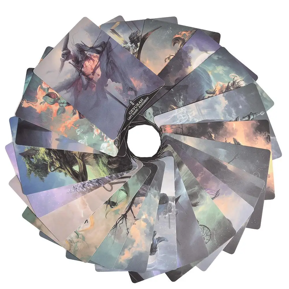 Новый Таро карты прочный яркие традиционный английский 33 шт. Angelarium версия Oracle из