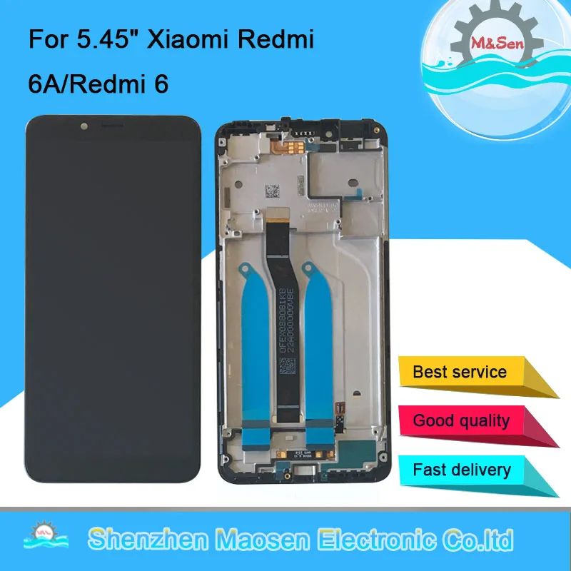 5 45 &quotОригинальный M &amp Sen для Xiaomi Redmi 6A ЖК экран + цифровой преобразователь