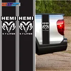 Для 2 шт. Dodge Ram 1500 RT HEMI грузовик Кровать Коробка графическая полоса Наклейка на заказ mopar