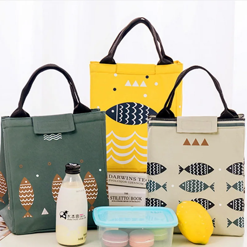 Beste Draagbare Lunch Tas Oxford Doek Dubbele Laag Dikker Voedsel Opslag Handtas Met Aluminiumfolie Outdoor Geïsoleerde X6X085263