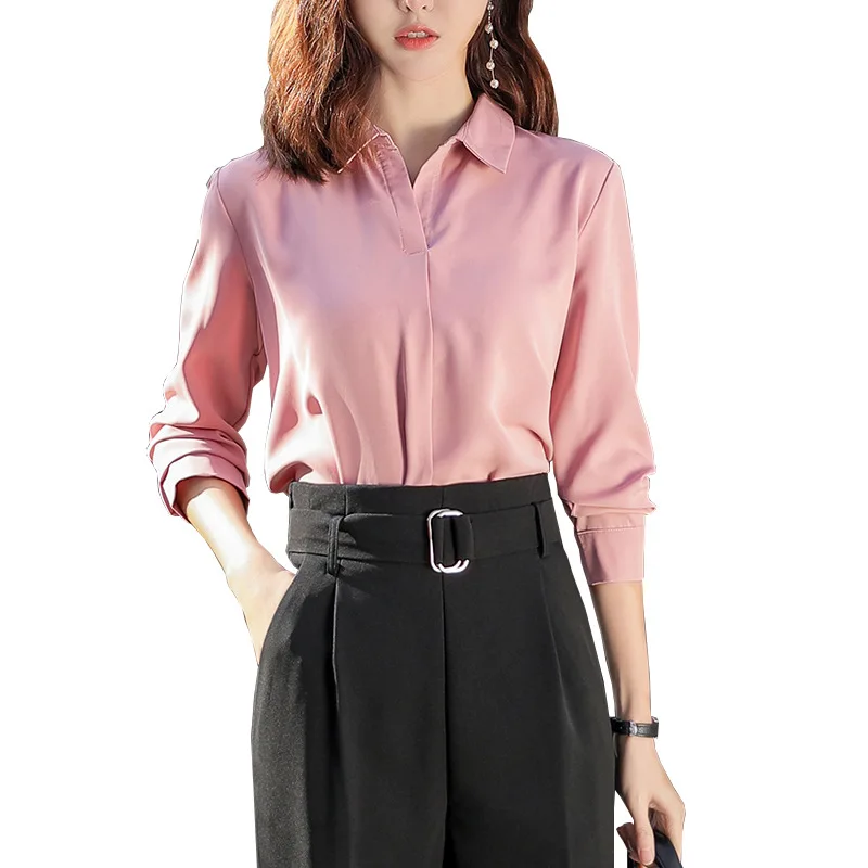 

new feeling in the summer of 2020 small unlined upper garment of Korea western style long-sleeved pink lined clothes