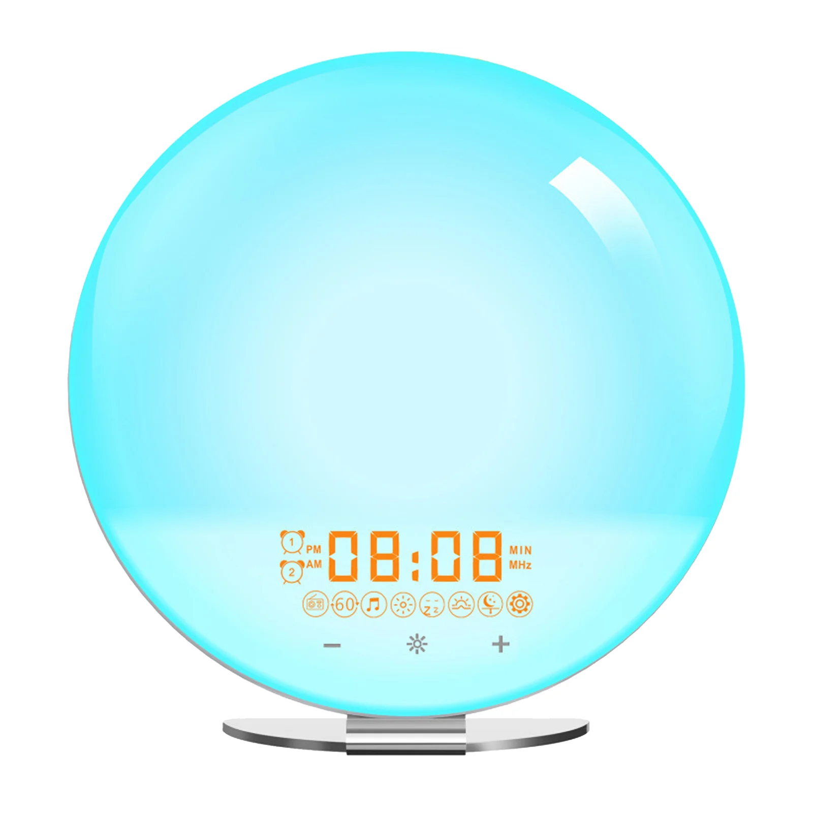

Wake Up Light Atmosphere Light 8 Natural Sounds for Bedroom Adults US Plug