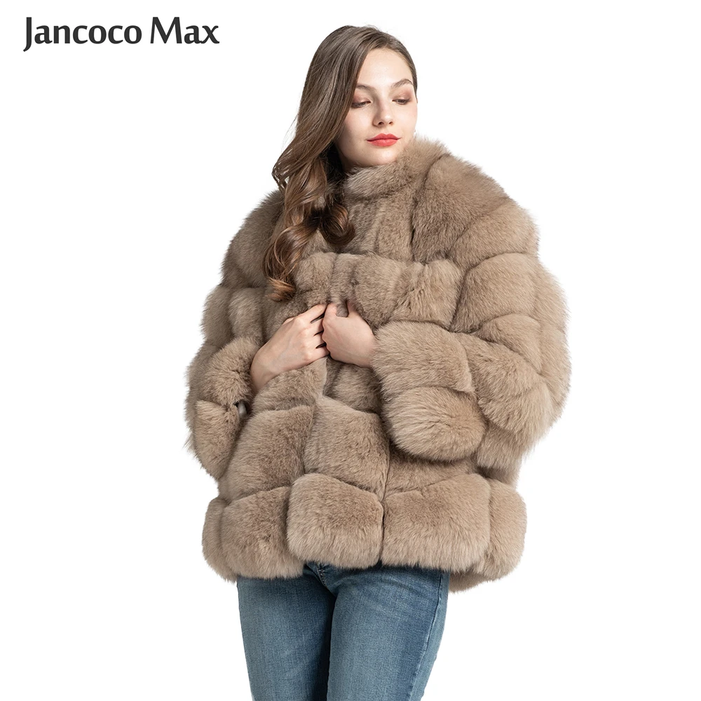 

Куртка женская из натурального меха, S7498, теплая, роскошная, шуба из натурального Лисьего меха