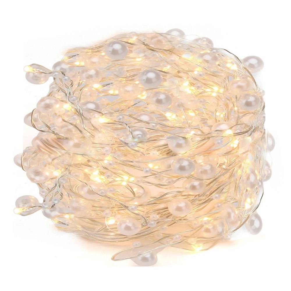 

HEGEHE LED жемчужные гирлянды из медной проволоки