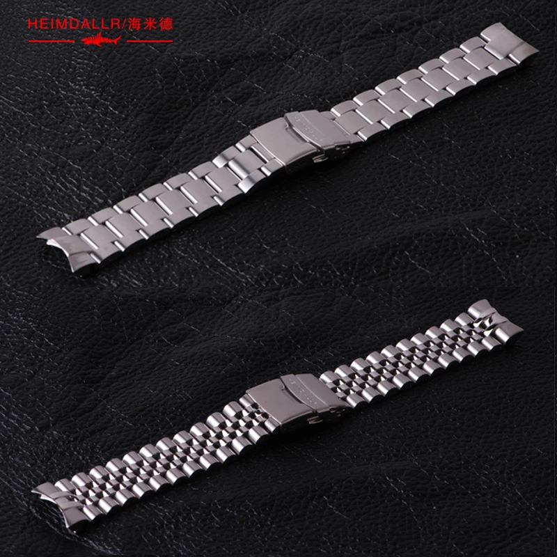 Heimdallr Solid 22mm Width Stainless Steel Watch Bracelet 5 Beads Watchband Suitable For SKX007/009 Diver Watch Case