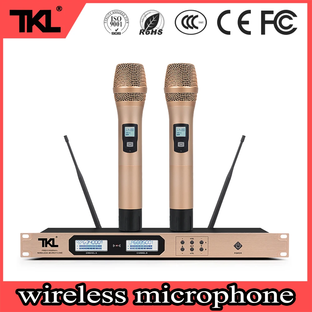 

TKL GA-18 Hight end metal wireless microphone professional studio handheld wireless microphone system