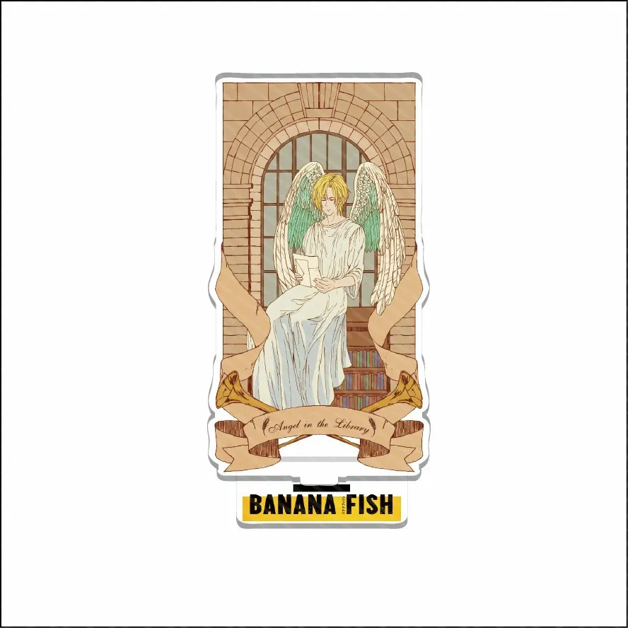 Аниме стенды "BANANAFISH" Картон Аш Линкс Шортер Вонг Акриловая фигурка модель косплея настольная декорация для поклонников коллекционных принадлежностей.