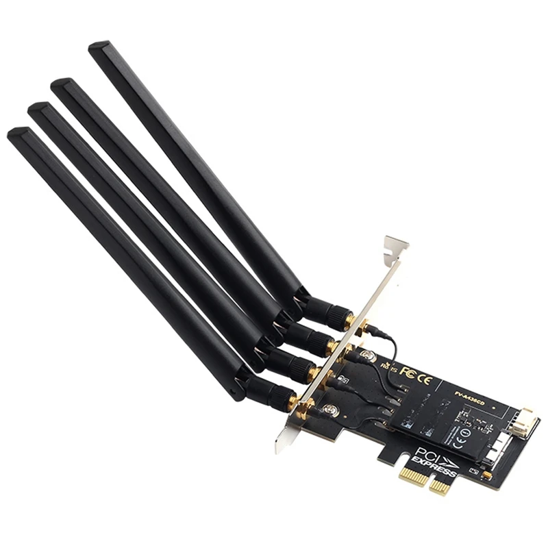 

Dual Band 802.11Ac Native AirPort Bcm4360 WiFi + Bluetooth BT 4.0 BCM94360CD Wireless Mac OS + PC/Hackintosh Adapter
