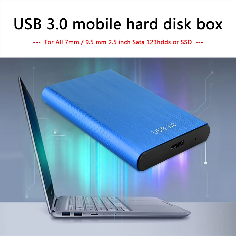 Алюминий 2 5 дюймов SATA III для USB 3 0 Гбит/с внешний корпус жесткого диска жесткий диск