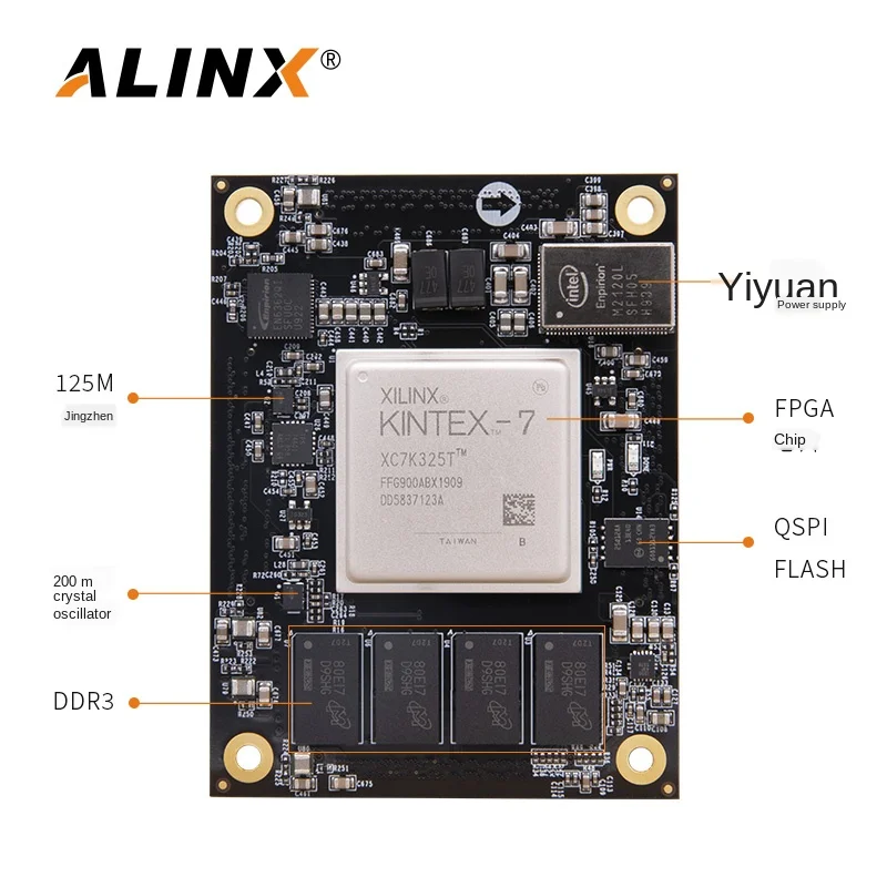 Kaufen Alinx Xilinx FPGA Core Platte Kintex-7 K7 XC7K325 7325 Schwarz Und Goldene Industrielle AC7K325