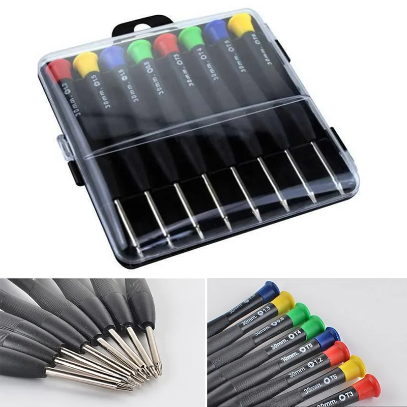 

8 в 1 Набор отверток многофункциональная точность мобильный телефон часы Ремкомплект инструмент для демонтажа и ремонта