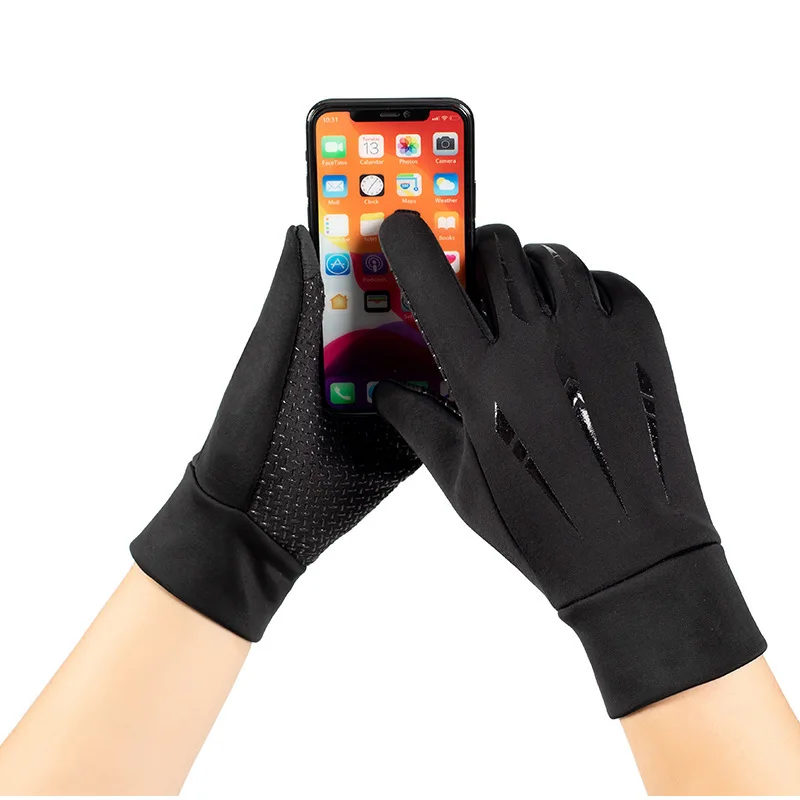 

Cycling Touch Screen Gloves Waterproof Non-slip Bicycle Outdoor Sports For Men Women Add Velvet To Keep Warm Full Finger Glove