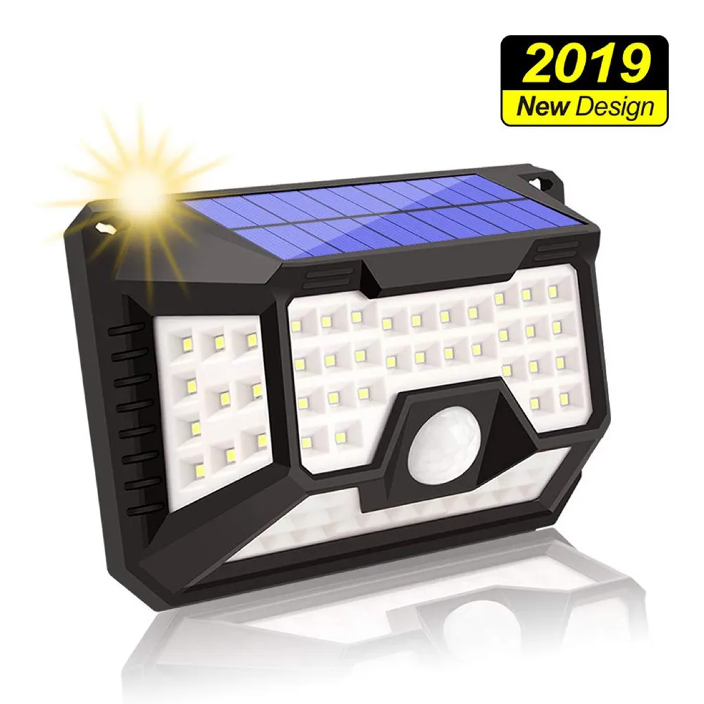 Солнечный настенный светильник Водонепроницаемый человеческого тела