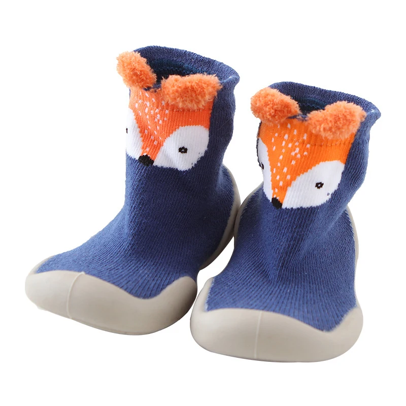 

Unisex Baby Shoes First Shoes Baby Walkers Toddler First Walker Baby Kids Soft Rubber Sole Baby Shoe Knit Booties Anti-slip