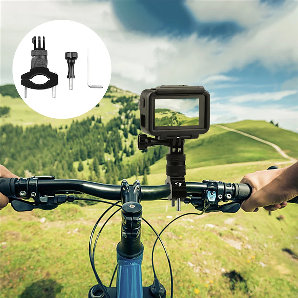 

Bicycle Handlebar Aluminum Clip Bracket Mount Holder for Osmo Action for Gopro Hero 5 6 7 8 Sports Camera Motorcycle Clamp