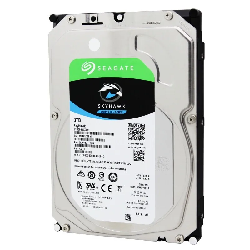 Seagate 3 ТБ 5 &quotвидео HDD для наблюдения внутренний жесткий диск 5900 об/мин SATAIII 6 ГБ/сек.