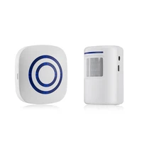 door chimewireless business door motion sensor detector smart visitor doorbell home security driveway alarm with 1 plug in rece
