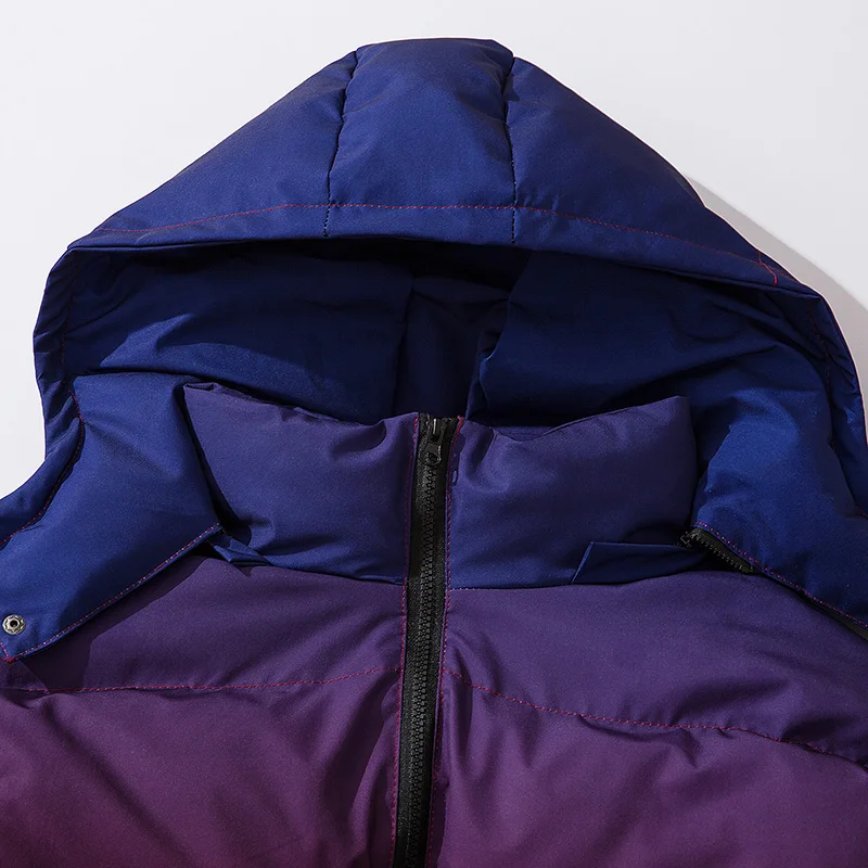 Мужская куртка с капюшоном в стиле хип-хоп зимняя уличная одежда 2022 парка