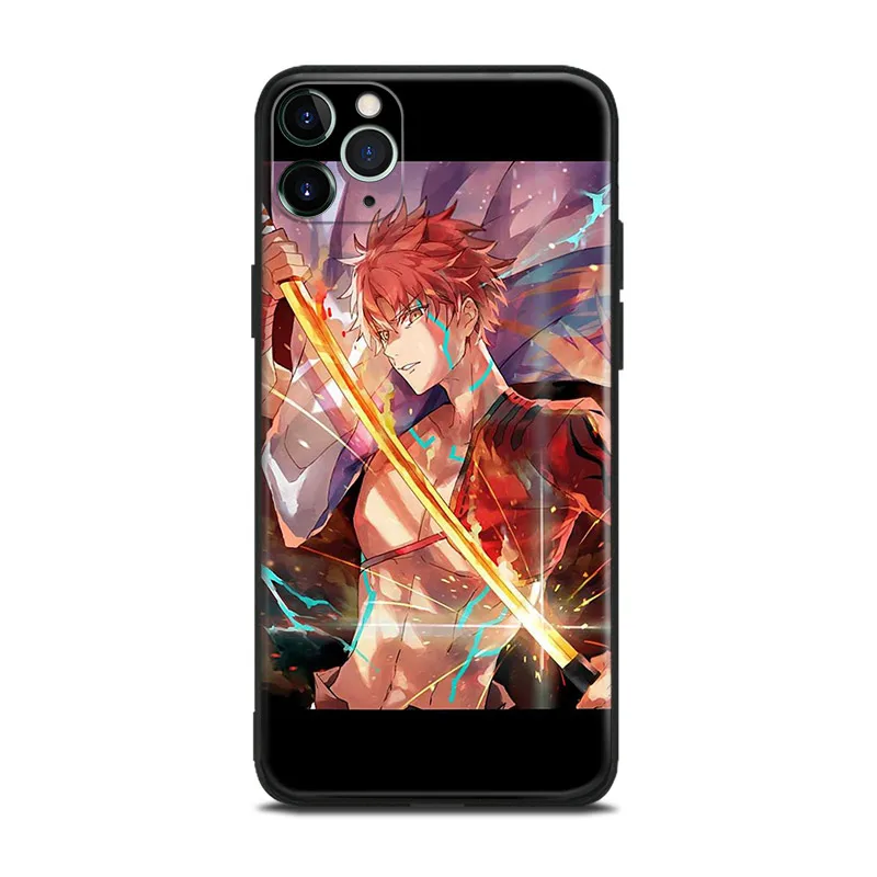 Эстетичный силиконовый чехол для телефона Emiya Shirou с Аниме Манга iPhone Se 6 6s 7 8 Plus X Xr Xs