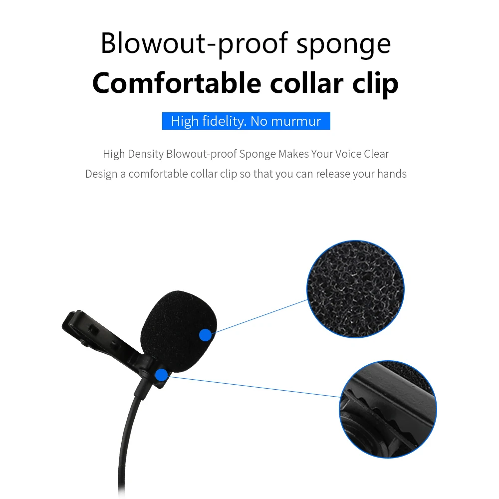 Конденсатор TKL проводной микрофон для телефона камеры петличный запись видео