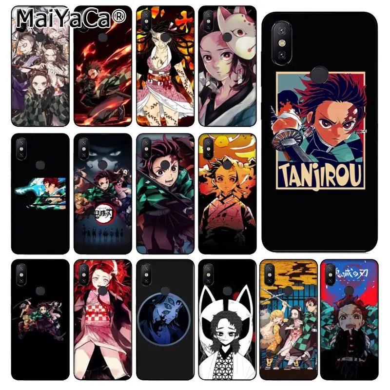 Высококачественный чехол для телефона MaiYaCa Anime Demon Slayer Kimetsu no Yaiba xiaomi mi 6 8 se note2 3 mix2