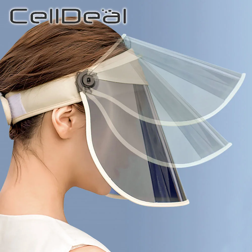 2 в 1 летняя Солнцезащитная шляпа с широкими полями и защитой от УФ-лучей |