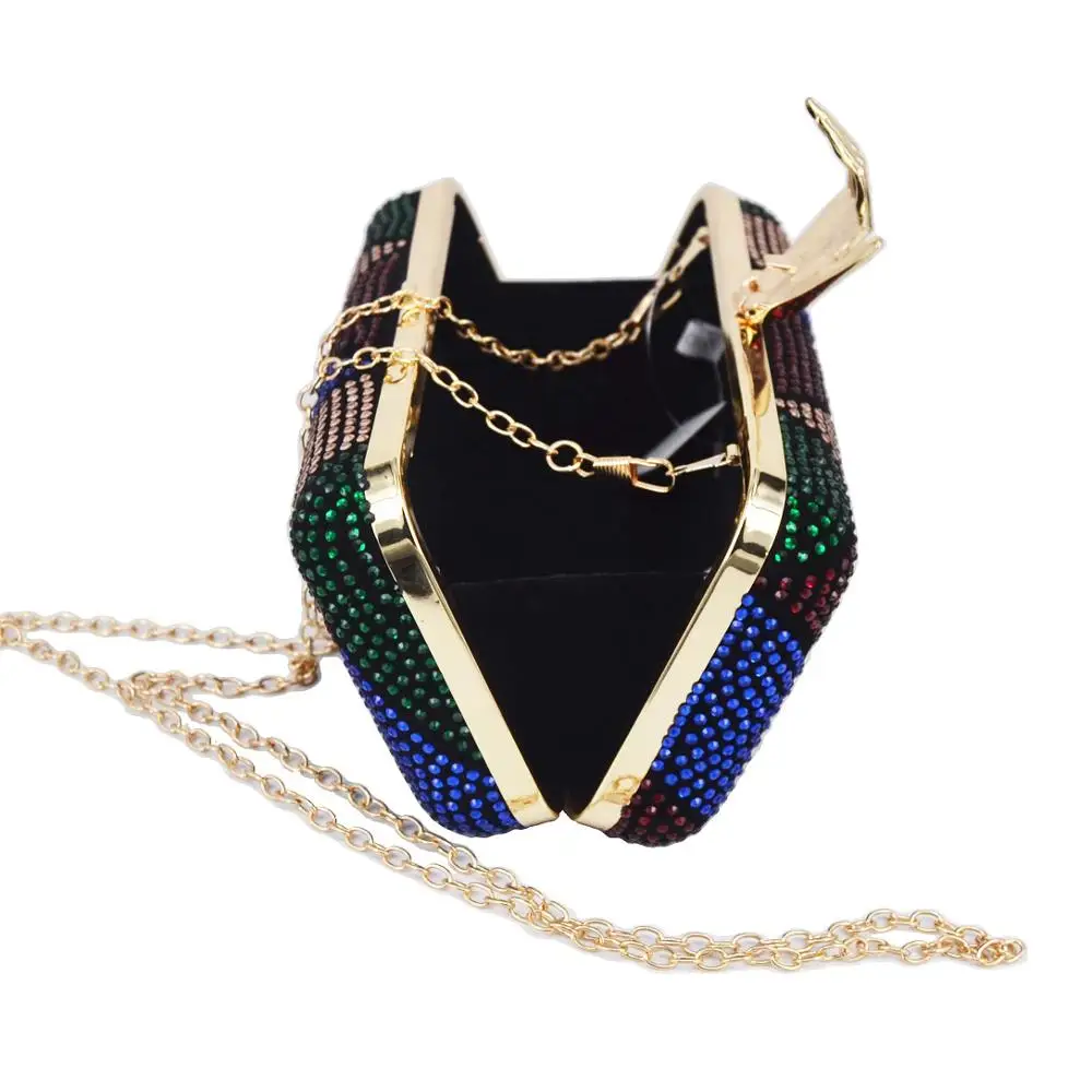 Клатч женский вечерний с длинной цепочкой сумочки для выпускного | Багаж и сумки