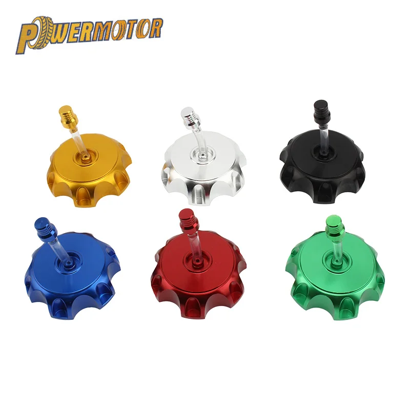

Universal Motorcycle Aluminum Gas Fuel Gas Fuel Tank Cap Breather Vent Replacement Lid For 90 110 125CC Dirt Bike Pit Pro ATV